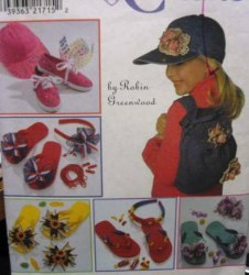 8202 BKPACK, FLIP FLOPS, PNTD SNEAKERS, HAT, ARTSY PATTERN